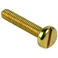 Show details for  Thorsman Brass Pan Head Machine Screws (M4 x 8mm) [Pack of 100]