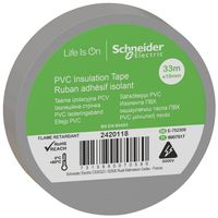 Show details for  PVC Insulation Tape, 19mm x 33m, Grey