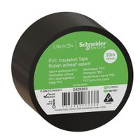 Show details for PVC Insulation Tape, 50mm x 33m, Black
