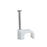 Show details for Flat Cable Clip, 2 x 0.75mm², White