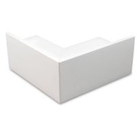 Show details for  100mm x 100mm White External Bend