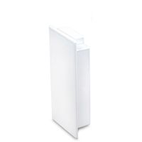 Show details for  Stop End, 150mm x 150mm, White