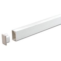 Show details for  16mm x 40mm White PVC Stop End