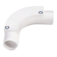Show details for  20mm White PVC Inspection Bend