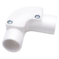 Show details for  20mm White PVC Inspection Elbow