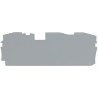 Show details for  DIN Rail Terminal End Cover, 16mm², Grey