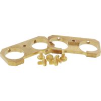 Show details for  COMBI 308 Earthing Plate, Brass [Pack of 2]