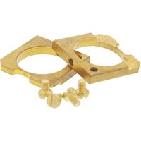 Show details for  Earthing Plate, COMBI 607, 33mm x 33mm x 5mm, Brass [Pack of 2]