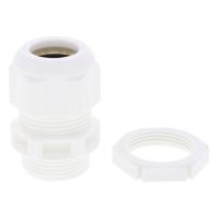 Show details for  SPRINT® ESKV-SET Cable Gland with Locknut, M20, 7.5mm - 14mm, Polyamide, White