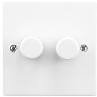 Show details for  400W Dimmer Switch, 2 Gang, White