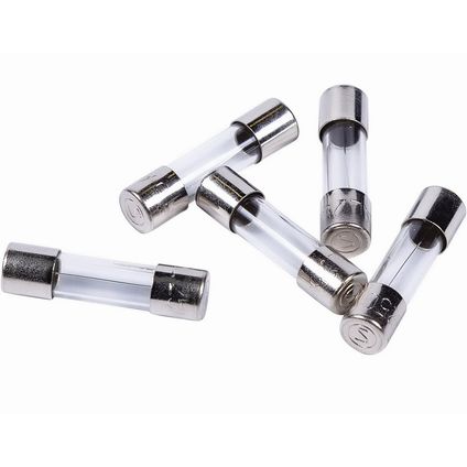 thumbnail image 2 of 5-Pack 0.2A 250V Fast-Blow Glass Fuses - 5x20mm (0.2 Amp) 2 of 4