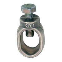 Show details for  Standard duty clamp for 5/8” rod. Conductor range 16-70 mm²