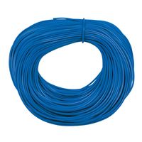 Show details for  PVC EARTH SLEEVING 4 mm Blue