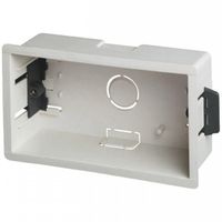 Show details for  Dry Lining Box, 2 Gang, 35mm, White, uPVC