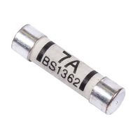 Show details for  7Amp BS 1362 CERAMIC CARTRIDGE FUSES (ASTA and BSI approved. 1"" x 1/4"")