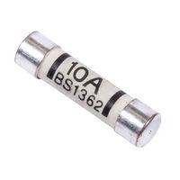 Show details for  10Amp BS 1362 CERAMIC CARTRIDGE FUSES (ASTA and BSI approved. 1"" x 1/4"")