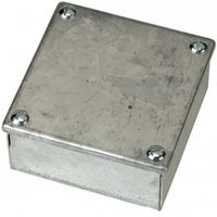 Show details for  4"" x 4"" x 2"" Galv Adaptable Box With Knockouts