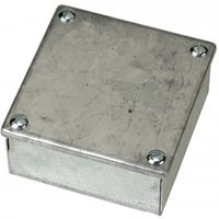 Show details for  6"" x 6"" x 3"" Galv Adaptable Box With Knockouts