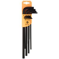 Show details for  TOTT - Hafu - 1/16Th-3/8Th Long Arm Wrench Set In Clip Holder [9 Pieces]