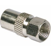 Show details for  Nickel Plated F Plus to Coax Socket