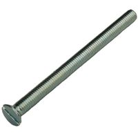 Show details for  Countersunk Slot Machine Screw, M3.5 x 50mm, Bright Zinc Plated [Pack of 100]