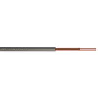 Show details for  H6241Y Flat Single Core Cable, 1mm², PVC, Grey / Brown (100m Drum)