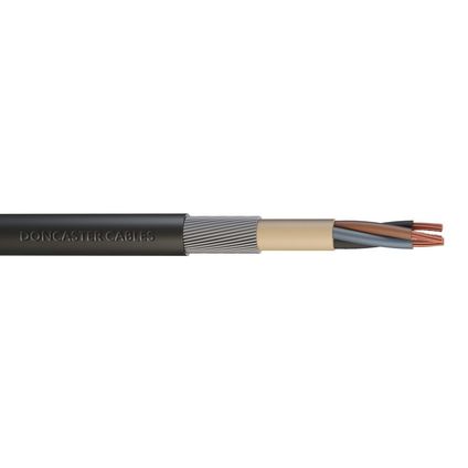 H6943xl2 5025 Doncaster Cables H6943xl Steel Wire Armoured Cable 2 5mm 3 Core Pvc Black 25m Drum Yesss Electrical