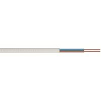 Show details for  2182Y Round Flexible Cable, 0.75mm², PVC, White (100m Drum)