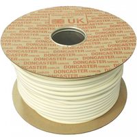 Show details for  2183Y Round Flexible Cable, 0.75mm², PVC, White (50m Drum)