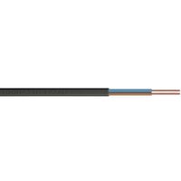 Show details for  2192Y Flat Flexible Cable, 0.75mm², 2 Core, PVC, Black (100m Drum)
