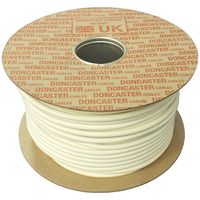 Show details for  3182B Round Flexible Cable, 0.75mm², 2 Core, LSNH, White (100m Drum)