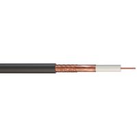 Show details for  Satellite TV Coaxial Cable, CT100, 1mm², PVC, Black (100m Drum)