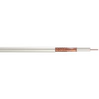 Show details for  Satellite TV Coaxial Cable, CT100, 1mm², PVC, White (100m Drum)