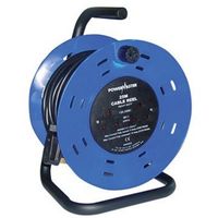 Show details for  Open Cable Reel, 13A x 2 Sockets, 25m