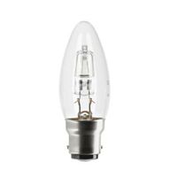 Show details for  Halogen Candle 30w BC Clear