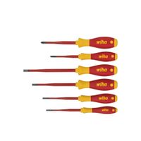 Show details for SoftFinish® SlimFix Electric Screwdriver Set, 6 Piece, Slotted, Phillips