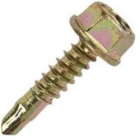 Show details for  Hex Head Self-Drilling Screws, 5.5mm x 25mm [Pack of 100]