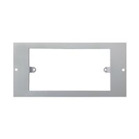 Show details for  2 Gang Floor Box Standard Twin Plate
