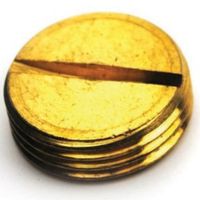 Show details for  20mm Brass Slotted Plug