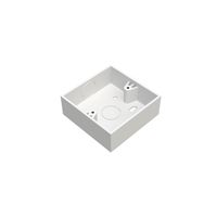 Show details for  Surface Mounted Box, 32mm, 1 Gang, PVC, White