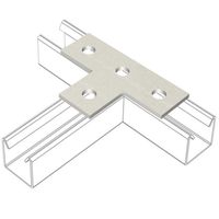 Show details for  Flat T Bracket, Hot Dipped Galvanised