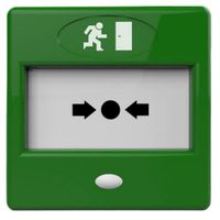 Show details for  Manual Call Point, Green, IP44