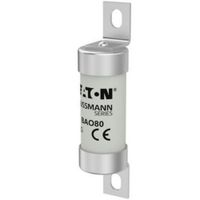 Show details for  80A HRC Fuse, 21mmx 87mm, 500V, 80kA, Bolted Tag
