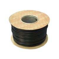 Show details for  Flexible Cable, 0.75mm², Tough Rubber, Black (100m Drum)