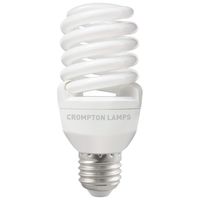 Show details for  20W T2 Ultra Mini Spiral Compact Fluorescent Lamp, 2700K, 1200lm, ES-E27