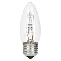 Show details for  Halogen Candle 30w ES Clear