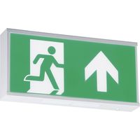 Show details for  6W LED Emergency Exit Sign, Maintained/Non-Maintained, IP20, White