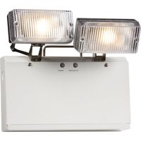 Show details for  2 x 3W LED Twin Spot Emergency Light, 3000K, 375lm, 230V, IP20, Grey