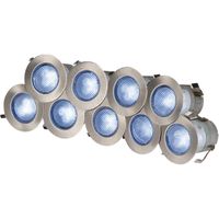 Show details for  10 x 0.2W LED Kit, Blue, 20lm, 230V, IP65, Stainless Steel