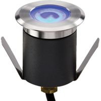 Show details for  1.5W High Output LED Mini Ground Light with Cable, Blue, 15lm, 230V, IP65, Stainless Steel, Non-Dimmable